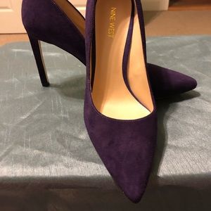 Suede Nine West Heels